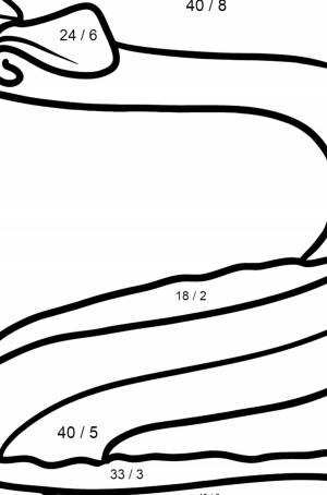 Раскраска Угорь для детей ♥ Онлайн и !