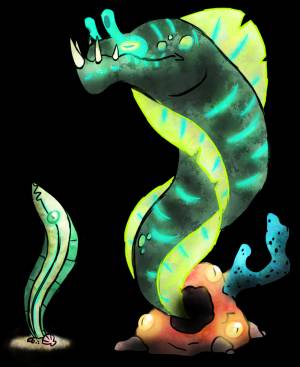 Рисунок электрический угорь