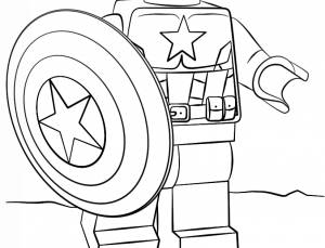 Рисунки капитан америка лего