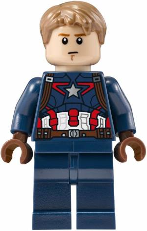 Лего Супер герои минифигурки Капитан Америка sh184