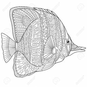 Раскраски антистрессМорские животные