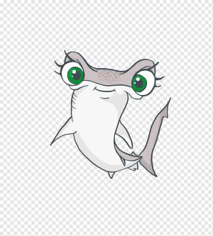 Акула-молот мультфильм рисунок, акула, комиксы, млекопитающее, животные png