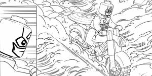 Раскраски Лего Марвел