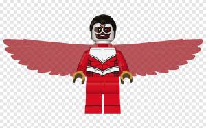 Lego Marvel Super Heroes Сокол Суперадаптоид Капитан Америка Lego минифигурка, сокол, животные, супергерой png