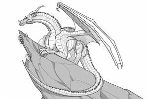 Драконья сага раскраска