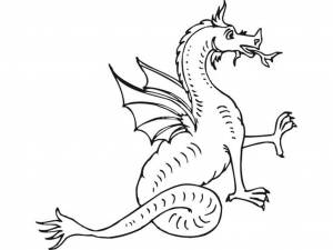 Раскраски Драконы