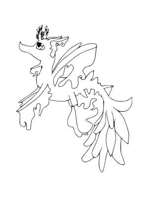 Раскраски Морской дракон