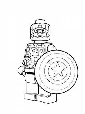 Раскраски Лего Марвел   в формате
