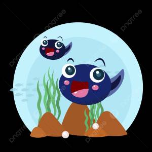 Мультяшный головастик