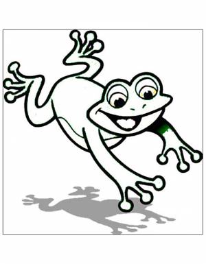 Раскраска Лягушка