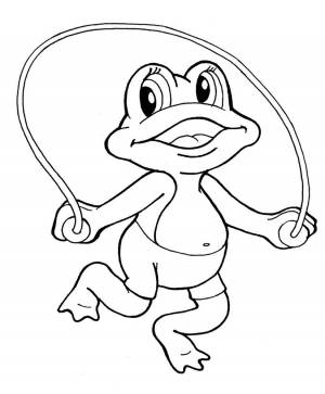 Раскраска Лягушка