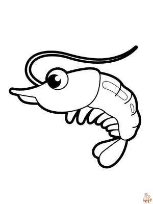 Раскраски с креветками