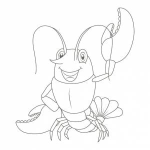 Раскраски креветка раскраски для детей