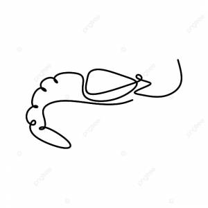 креветки постоянно одна линия рисунок минималистского дизайна PNG , резюме, рекламировать, искусство PNG картинки и пнг рисунок для й загрузки