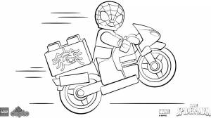 Раскраска Лего Марвел