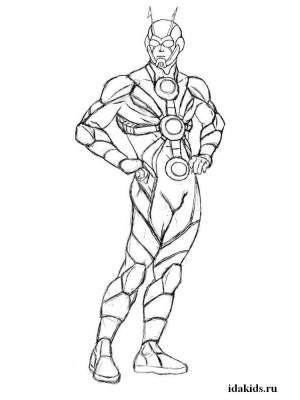 Раскраски Человек Муравей