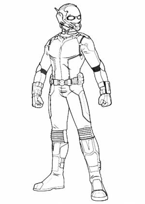 Раскраска Человек Муравей