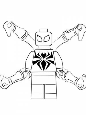 Раскраски Лего Марвел   в формате