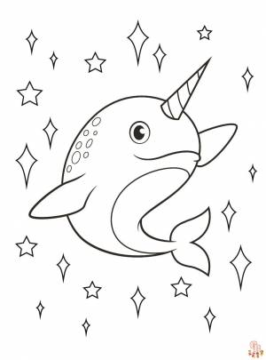 Откройте для себя лучшие раскраски Нарвал для детей
