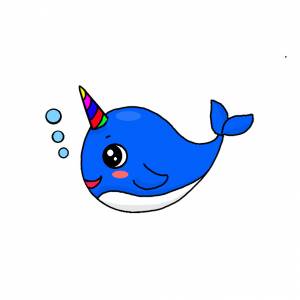 Как нарисовать нарвала