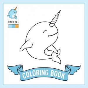 Книжка-раскраска нарвал животные