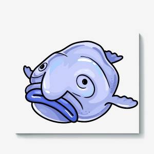 Холст «Рыба капля»