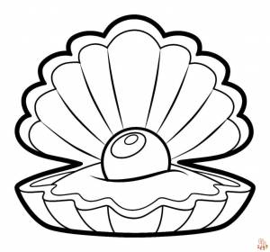 Раскраски жемчужные тарелки для печати и