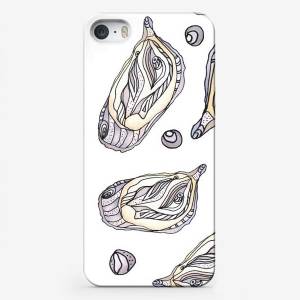 Чехол iPhone «Устрицы и жемчуг паттерн»