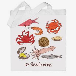 Сумка хб «Морские гады