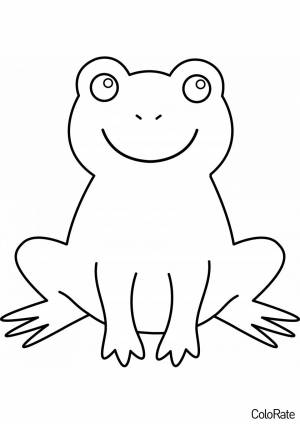 Раскраска Рисунок лягушки