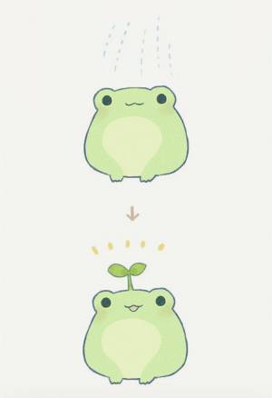 Лягушка рисунок легкий для срисовки