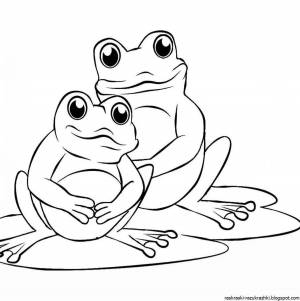 Раскраски Лягушонок для детей