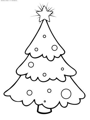 Раскраска Нарядная новогодняя елка
