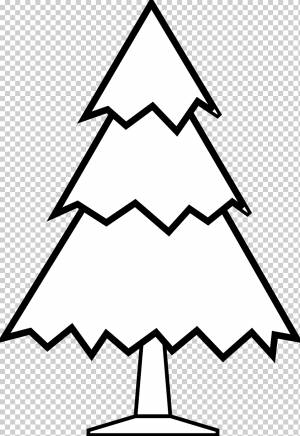 Рождественская елка Черно-белая, Рождественская елка Рисунок S, угол, белый, треугольник png