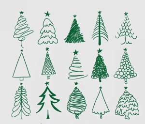 Елка рисунок для детей