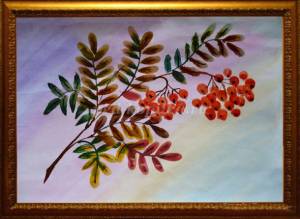 Урок рисования рябины в старшей группе поэтапно с фото