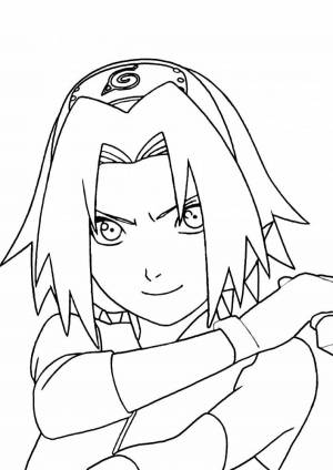 Раскраски Сакура