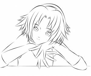 Раскраска Сакуры