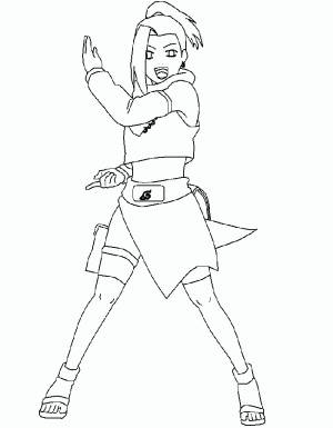 Раскраска Наруто