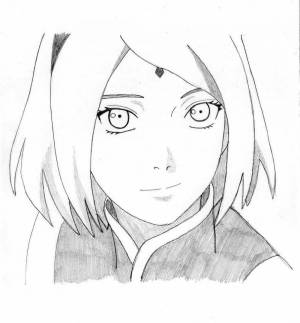 Раскраски Аниме наруто девочки