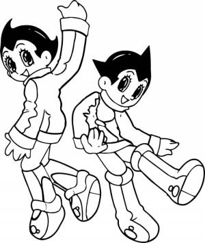 Астробой раскраска