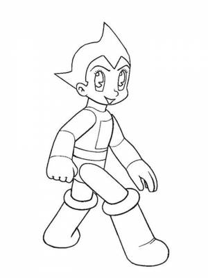 Раскраска Астробой черно белая для девочек