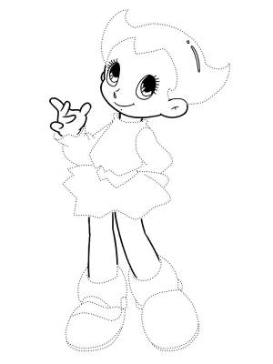 Детские черно-белые картинки Астробой для раскрашивания