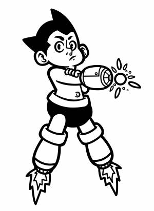 Астробой раскраска