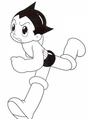 Раскраска Астробой   в формате