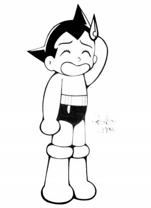 Астробой раскраска