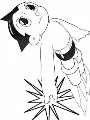 Картинка Астробой раскраска  для девочек