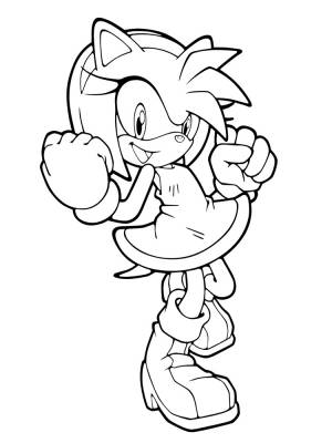 Распечатать раскраски с Соником на
