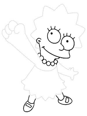 Детские раскраски Симпсоны