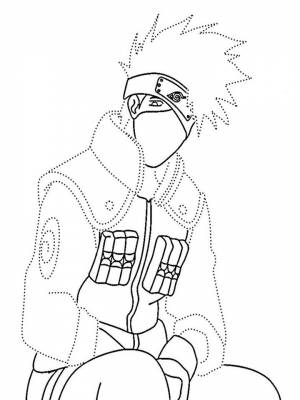 Раскраски Наруто   в формате